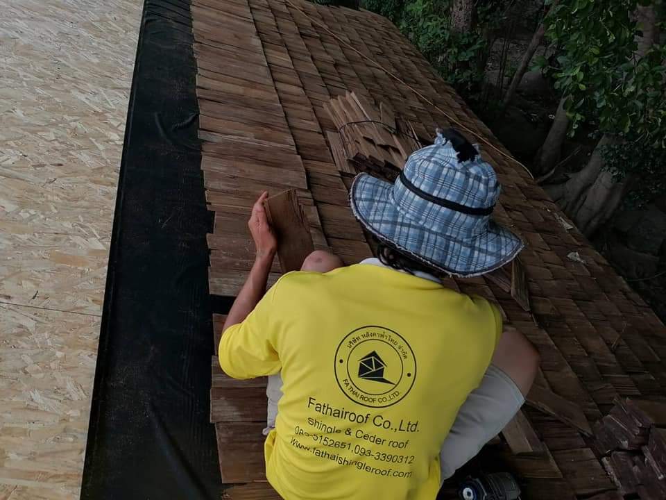 ติดตั้งหลังคาซิงเกิ้ลรูฟ